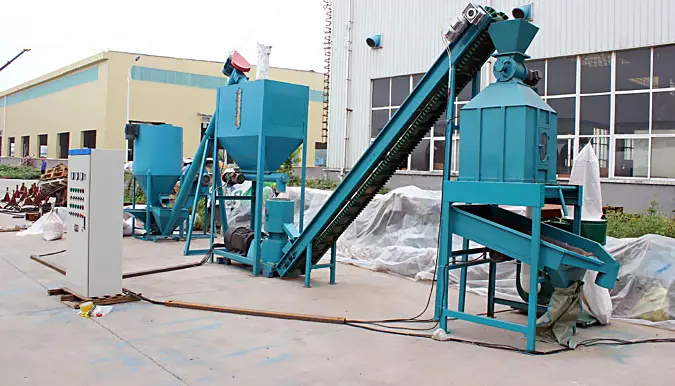 poultry feed pellet line