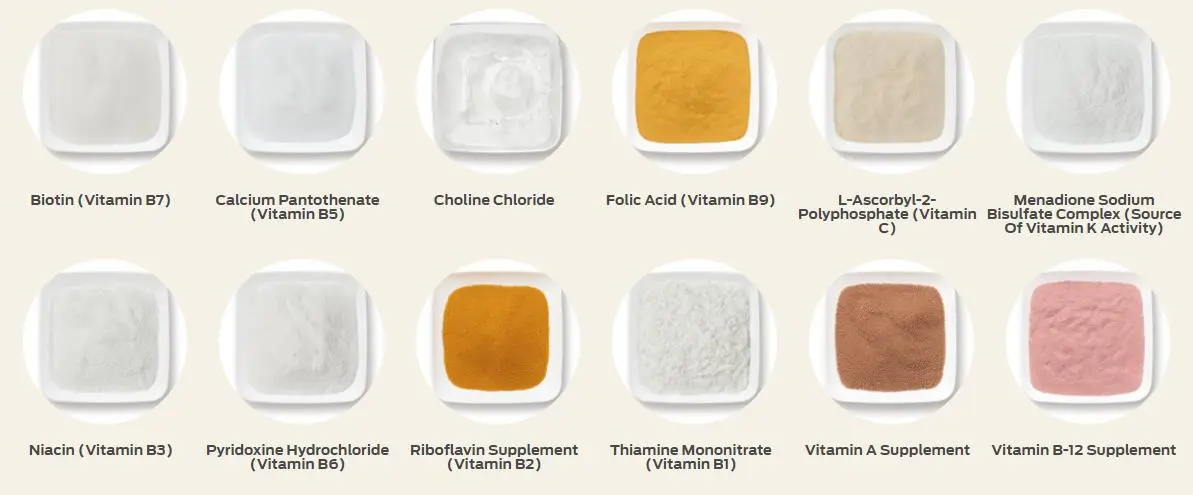 vitamind in dog food