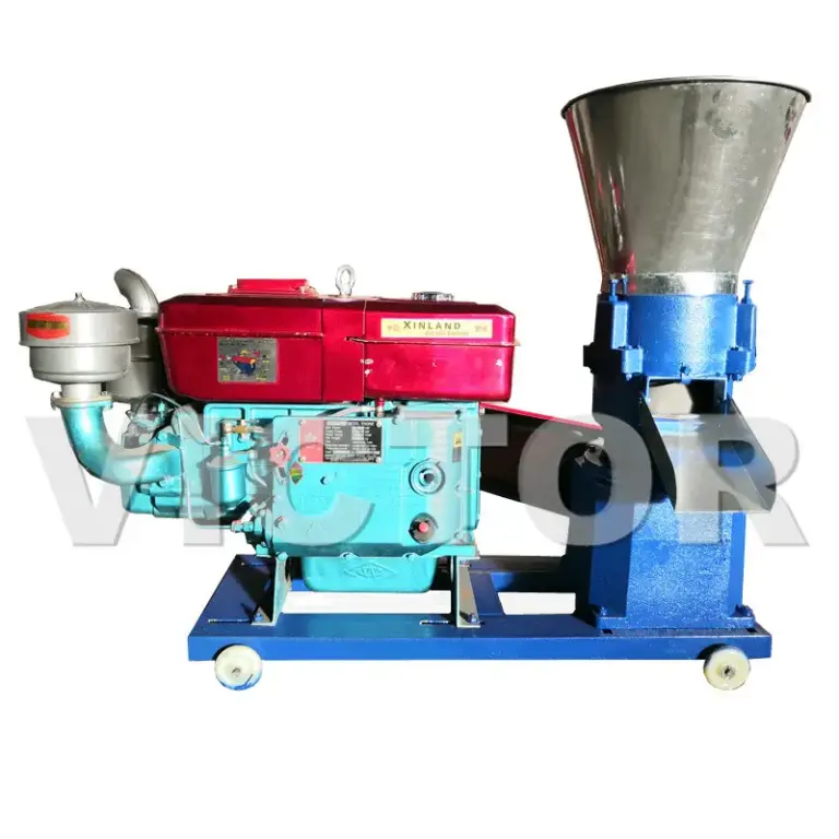 diesel engine feed pellet machine